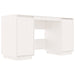 Birou, alb, 140x50x75 cm, lemn masiv de pin - WALTI WALTI