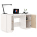 Birou, alb, 140x50x75 cm, lemn masiv de pin - WALTI WALTI