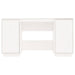 Birou, alb, 140x50x75 cm, lemn masiv de pin - WALTI WALTI