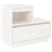 Noptiere, 2 buc., alb, 60x34x51 cm, lemn masiv de pin - WALTI WALTI