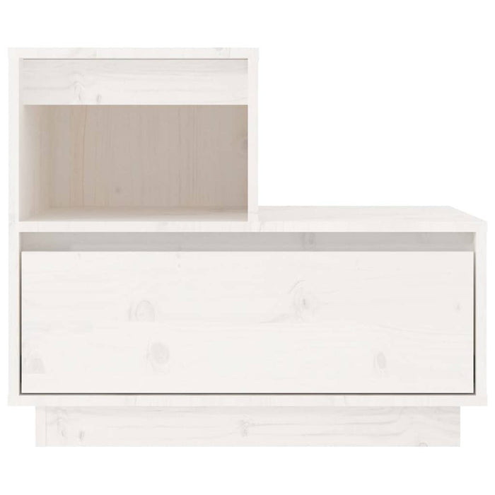 Noptiere, 2 buc., alb, 60x34x51 cm, lemn masiv de pin - WALTI WALTI