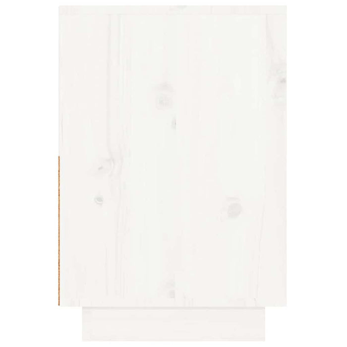 Noptiere, 2 buc., alb, 60x34x51 cm, lemn masiv de pin - WALTI WALTI