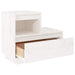 Noptiere, 2 buc., alb, 60x34x51 cm, lemn masiv de pin - WALTI WALTI