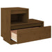 Noptiere, 2 buc, maro miere, 60x34x51 cm, lemn masiv de pin - WALTI WALTI