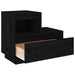 Noptiere, 2 buc, negru, 60x34x51 cm, lemn masiv de pin - WALTI WALTI