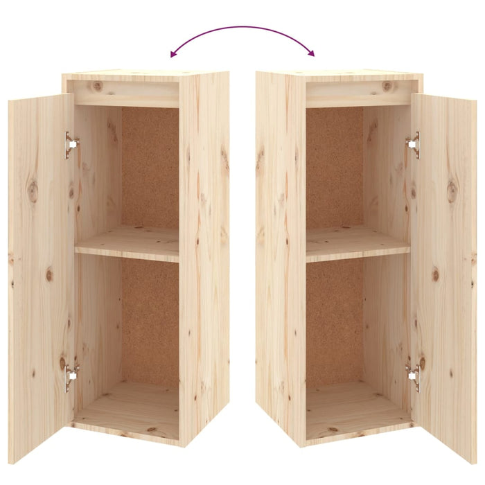 Comode TV, 2 buc., lemn masiv de pin - WALTI WALTI