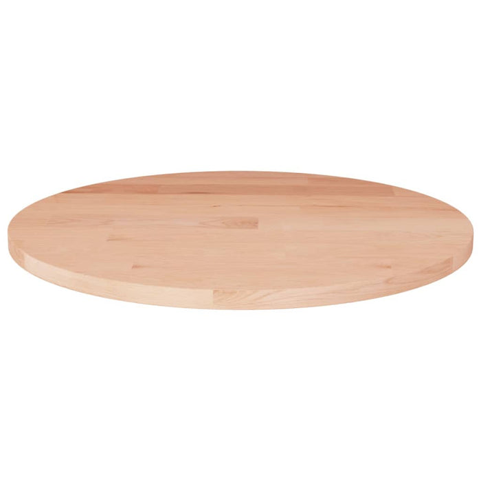 Blat de masă rotund, Ø50x1,5 cm, lemn masiv stejar netratat - WALTI WALTI