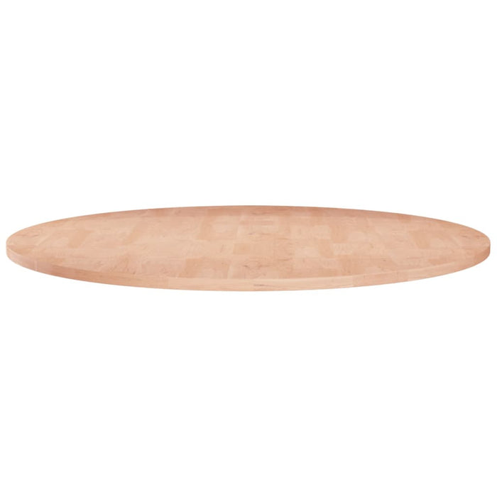 Blat de masă rotund, Ø80x1,5 cm, lemn masiv stejar netratat - WALTI WALTI
