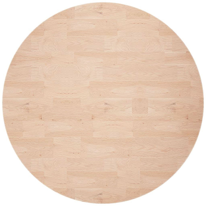 Blat de masă rotund, Ø70x4 cm, lemn masiv stejar netratat - WALTI WALTI