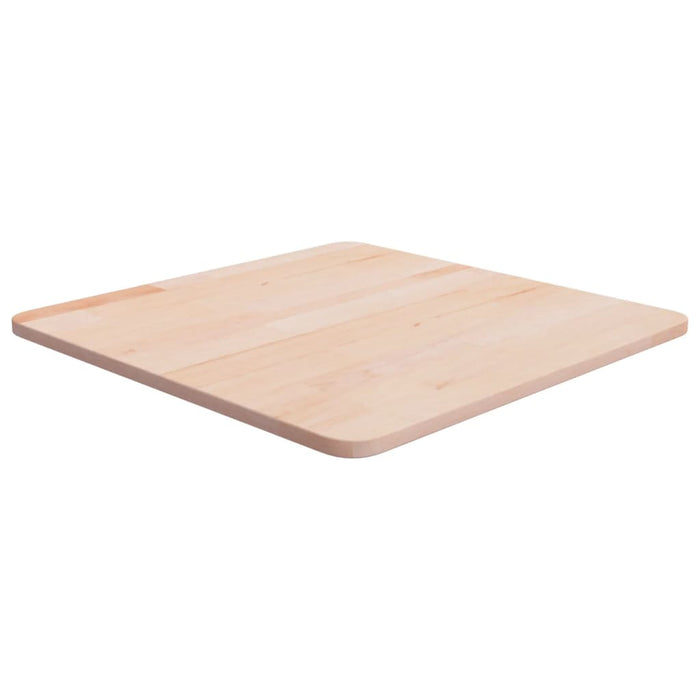Blat de masă pătrat, 50x50x1,5 cm, lemn masiv stejar netratat - WALTI WALTI