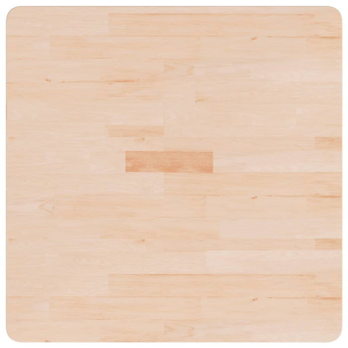 Blat de masă pătrat,70x70x1,5cm, lemn masiv stejar netratat - WALTI WALTI