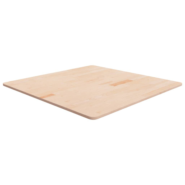 Blat de masă pătrat, 90x90x1,5cm, lemn masiv stejar netratat - WALTI WALTI