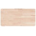 Blat de baie, 80x40x1,5 cm, lemn masiv netratat - WALTI WALTI