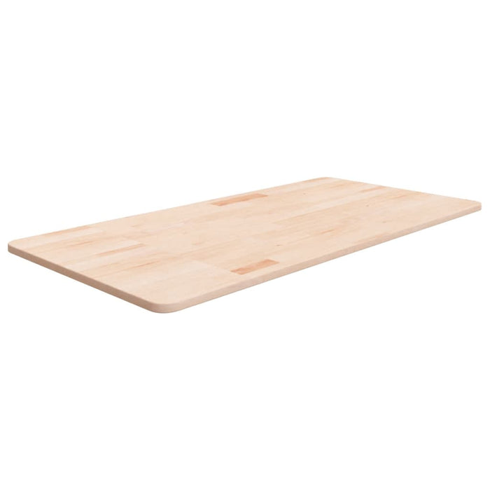 Blat de baie, 100x50x1,5 cm, lemn masiv netratat - WALTI WALTI
