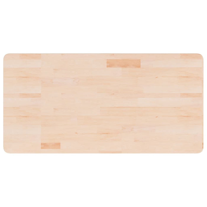 Blat de baie, 100x50x1,5 cm, lemn masiv netratat - WALTI WALTI