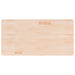 Blat de baie, 100x50x1,5 cm, lemn masiv netratat - WALTI WALTI