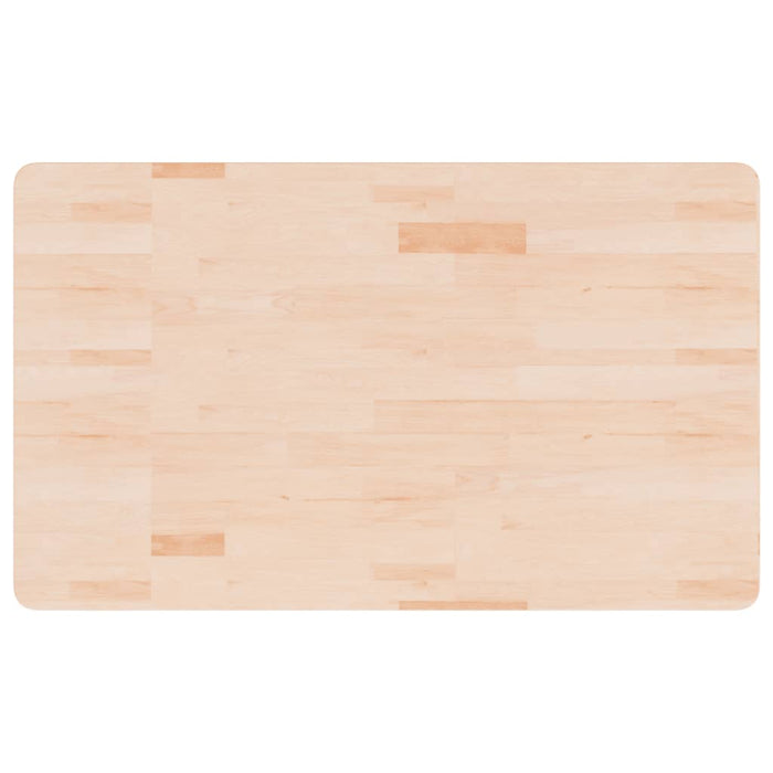 Blat de baie, 100x60x1,5 cm, lemn masiv netratat - WALTI WALTI