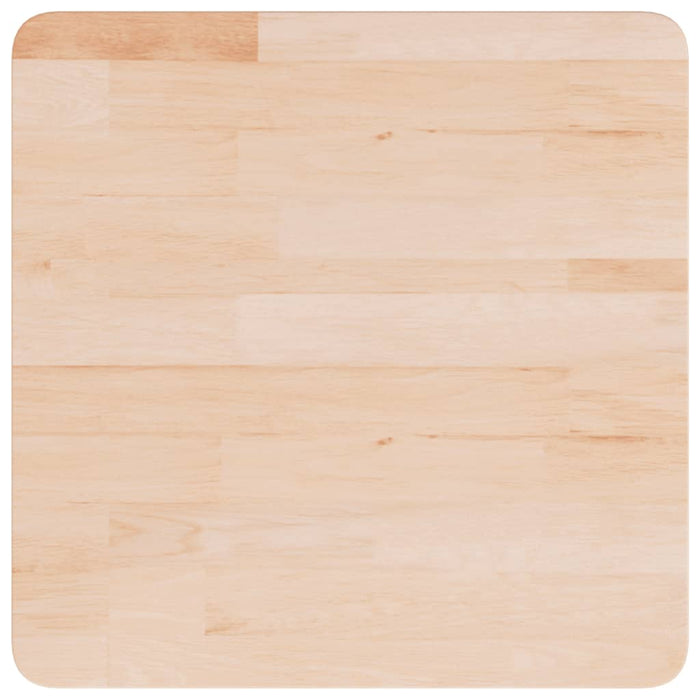Blat de masă pătrat, 50x50x2,5 cm, lemn masiv stejar netratat - WALTI WALTI