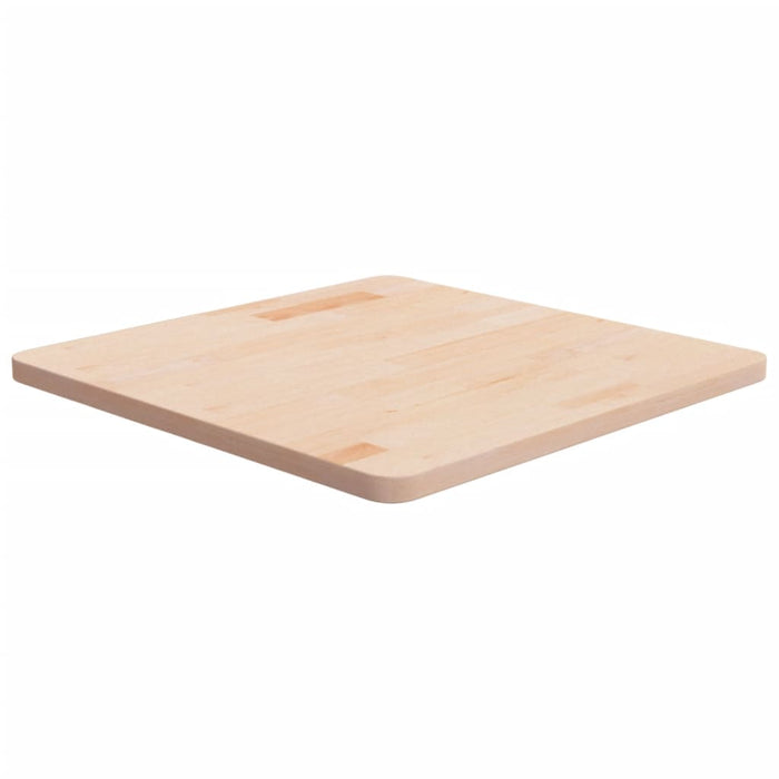 Blat de masă pătrat, 60x60x2,5 cm, lemn masiv stejar netratat - WALTI WALTI