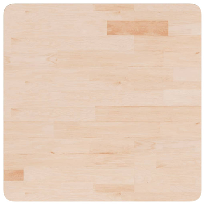 Blat de masă pătrat, 60x60x2,5 cm, lemn masiv stejar netratat - WALTI WALTI