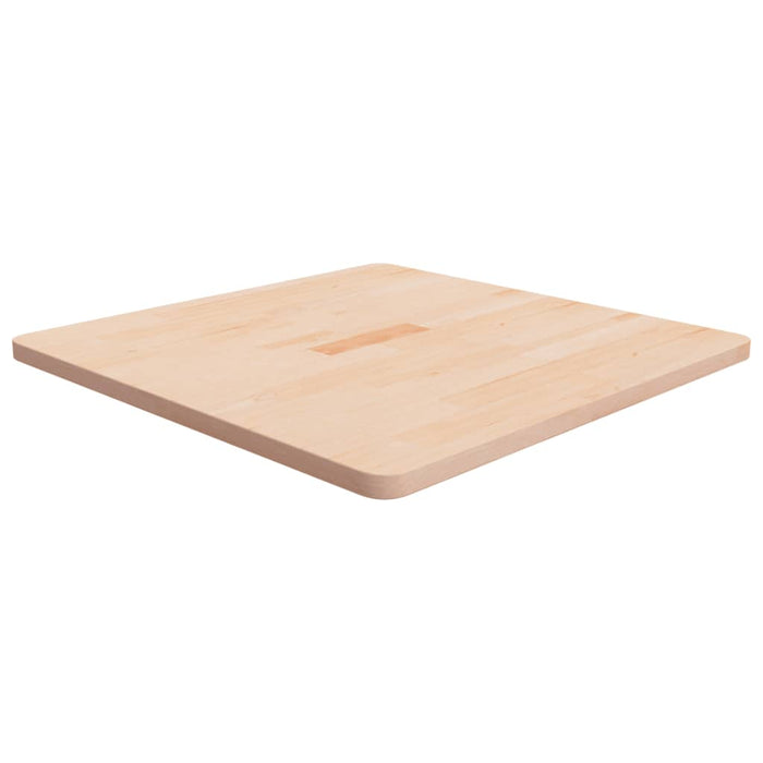 Blat de masă pătrat, 70x70x2,5 cm, lemn masiv stejar netratat - WALTI WALTI