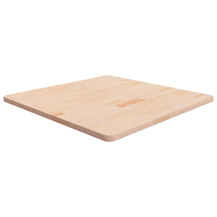 Blat de masă pătrat,80x80x2,5 cm, lemn masiv stejar netratat - WALTI WALTI
