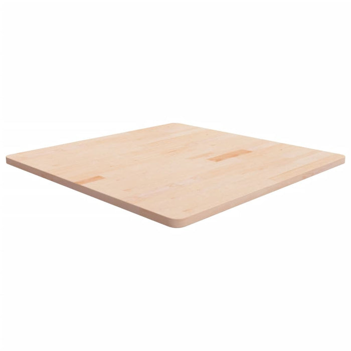 Blat de masă pătrat,90x90x2,5 cm, lemn masiv stejar netratat - WALTI WALTI