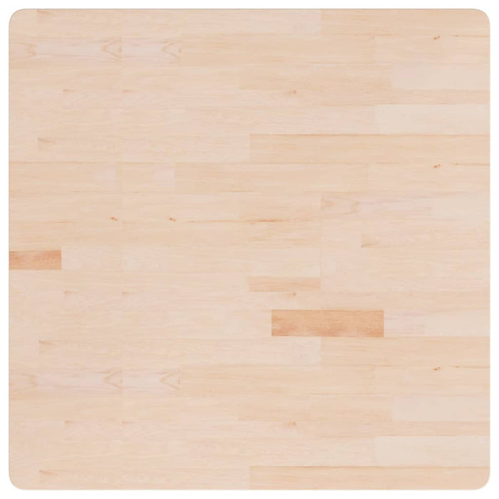 Blat de masă pătrat,90x90x2,5 cm, lemn masiv stejar netratat - WALTI WALTI