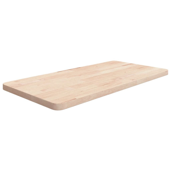 Blat de baie, 80x40x2,5 cm, lemn masiv netratat - WALTI WALTI