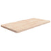 Blat de baie, 80x40x2,5 cm, lemn masiv netratat - WALTI WALTI