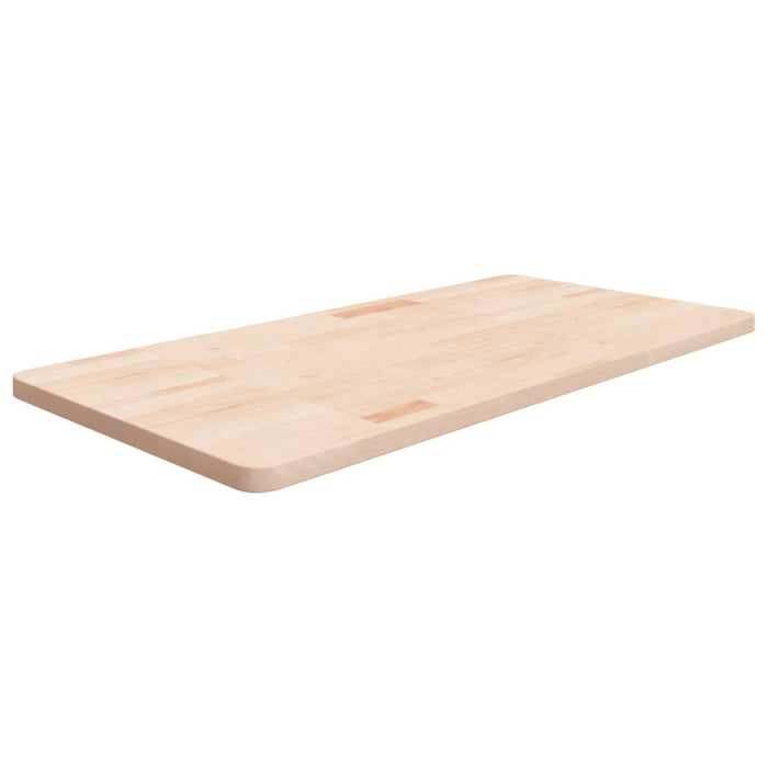 Blat de baie, 100x50x2,5 cm, lemn masiv netratat - WALTI WALTI