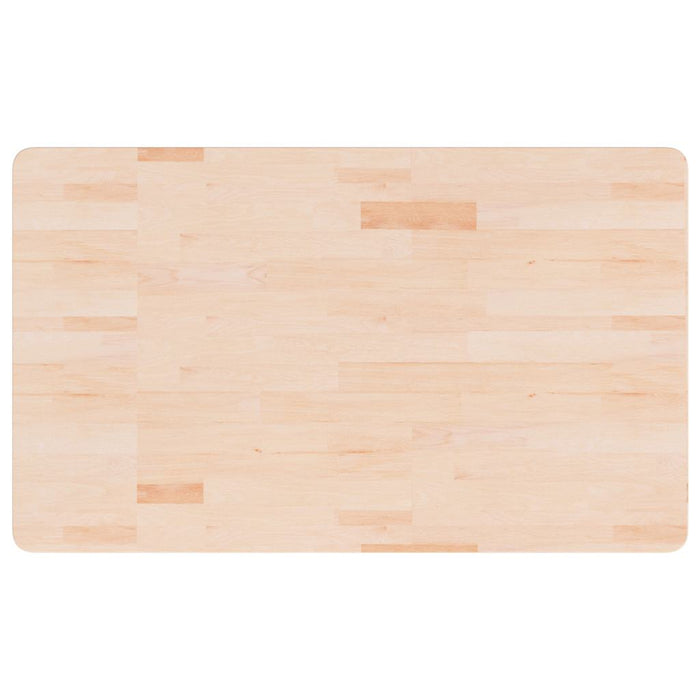 Blat de baie, 100x60x2,5 cm, lemn masiv netratat WALTI