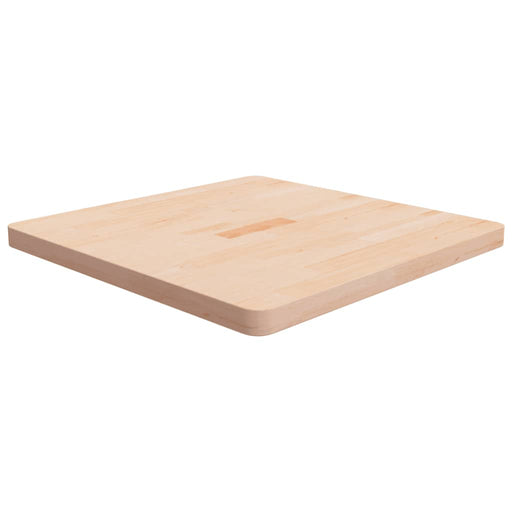 Blat de masă pătrat, 70x70x4 cm, lemn masiv stejar netratat - WALTI WALTI