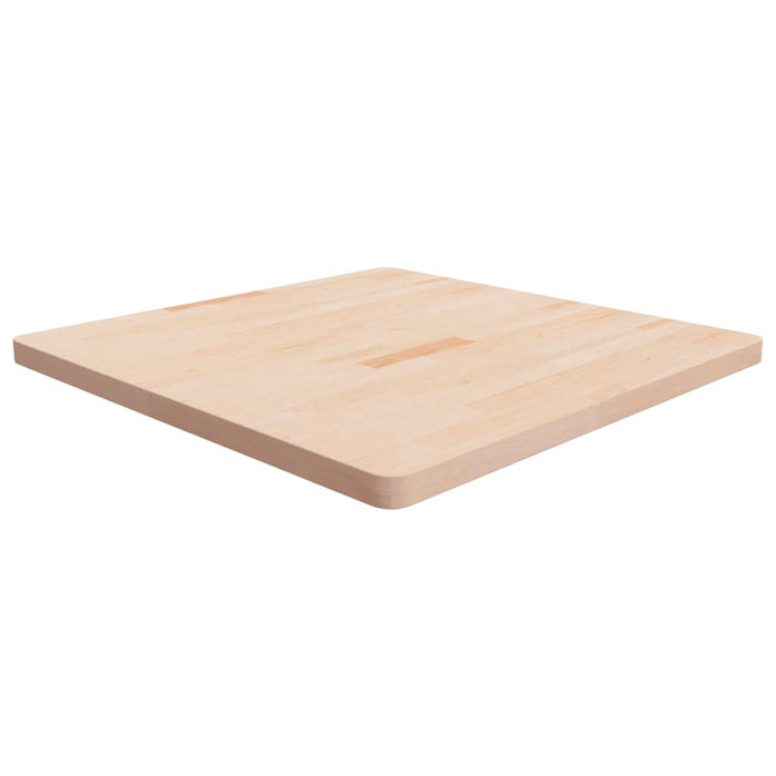Blat de masă pătrat, 90x90x4 cm, lemn masiv stejar netratat - WALTI WALTI