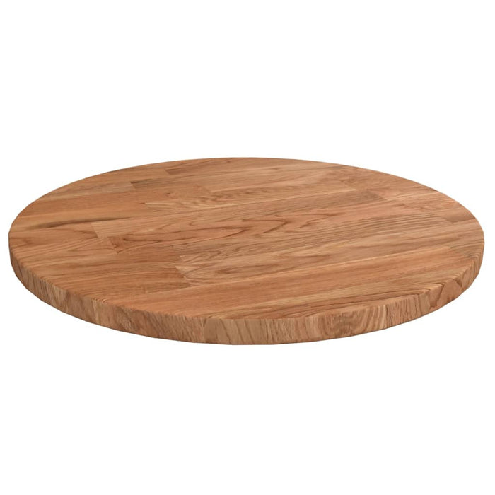 Blat de masă rotund maro deschis Ø30x1,5cm lemn stejar tratat - WALTI WALTI
