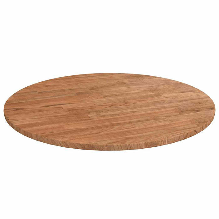 Blat de masă rotund maro deschis Ø50x1,5 cm lemn stejar tratat - WALTI WALTI