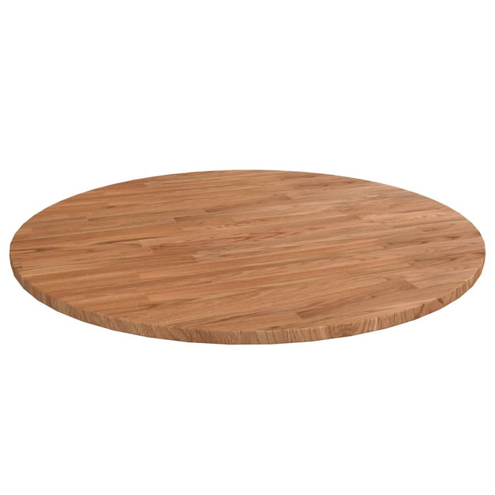 Blat de masă rotund maro deschis Ø80x1,5 cm lemn stejar tratat - WALTI WALTI