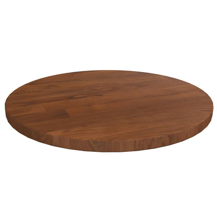 Blat de masă rotund maro închis Ø30x1,5cm lemn stejar tratat - WALTI WALTI