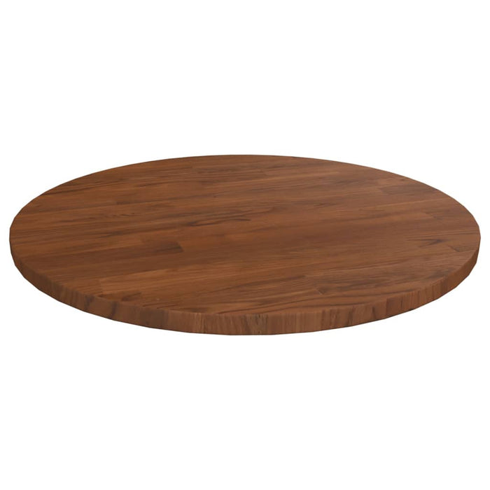 Blat de masă rotund maro închis Ø40x1,5 cm lemn stejar tratat - WALTI WALTI