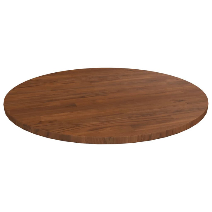 Blat de masă rotund maro închis Ø50x1,5 cm lemn stejar tratat - WALTI WALTI