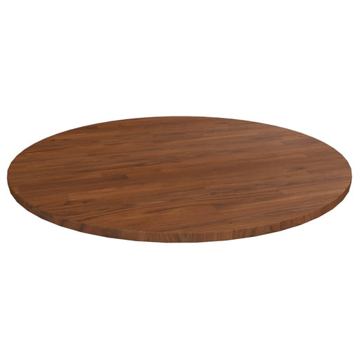Blat de masă rotund maro închis Ø90x1,5 cm lemn stejar tratat - WALTI WALTI