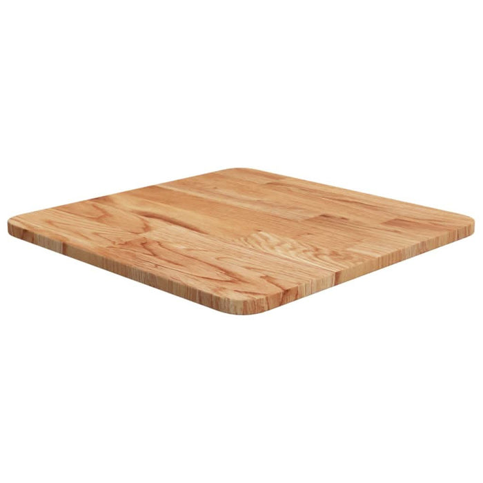 Blat masă pătrat maro deschis 40x40x1,5cm lemn stejar tratat - WALTI WALTI