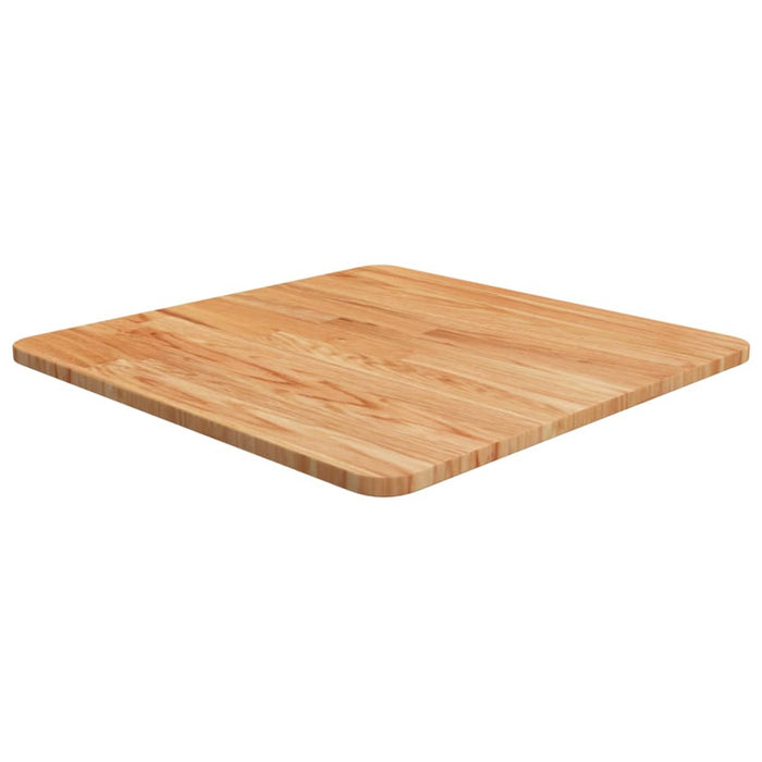 Blat masă pătrat maro deschis 50x50x1,5cm lemn stejar tratat - WALTI WALTI