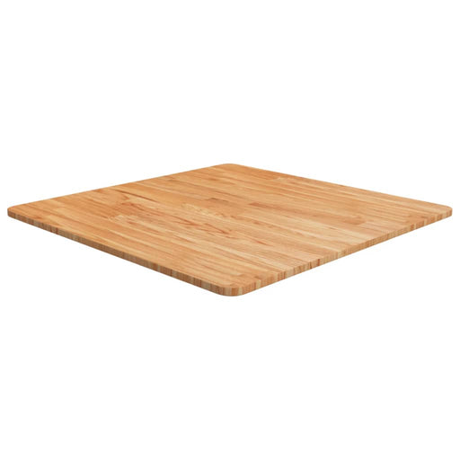 Blat masă pătrat maro deschis 70x70x1,5cm lemn stejar tratat - WALTI WALTI