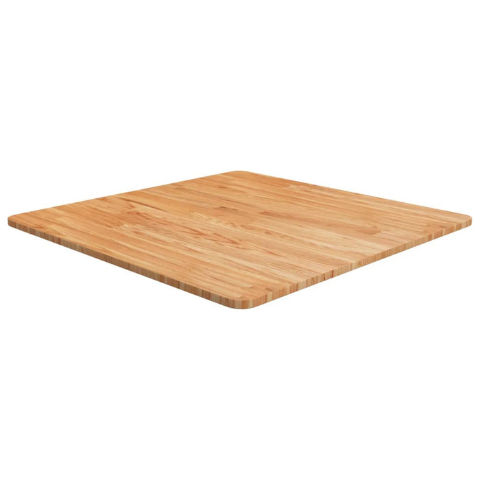 Blat masă pătrat maro deschis 70x70x1,5cm lemn stejar tratat - WALTI WALTI