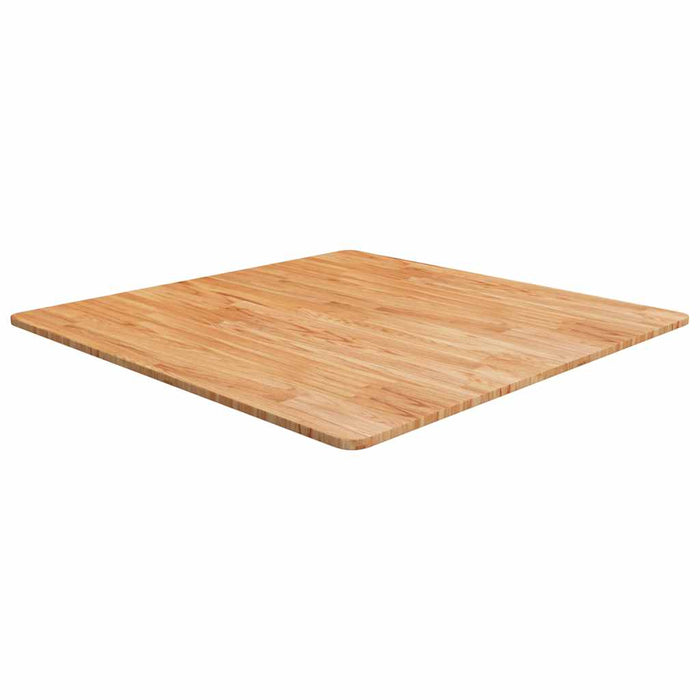 Blat masă pătrat maro deschis 90x90x1,5cm lemn stejar tratat - WALTI WALTI