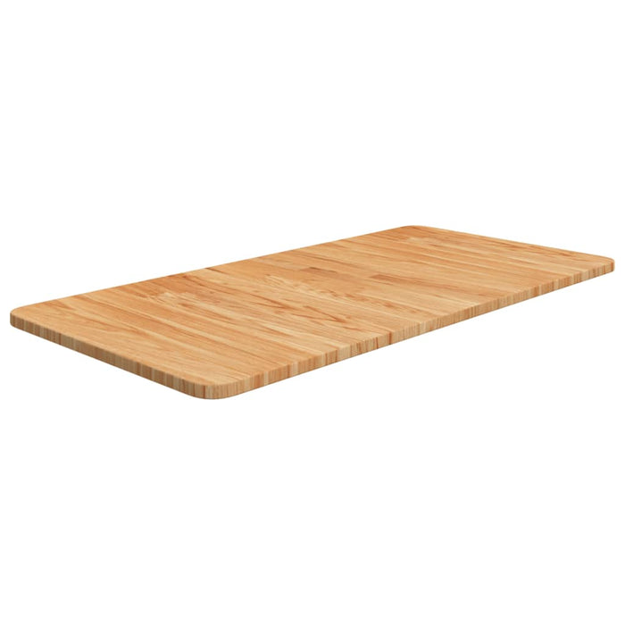 Blat de baie, maro deschis, 80x40x1,5 cm, lemn masiv tratat - WALTI WALTI