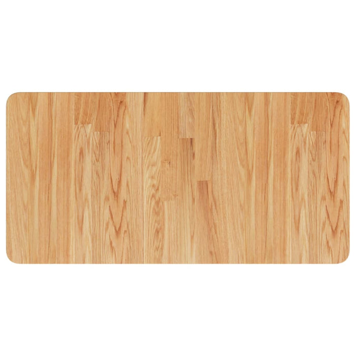 Blat de baie, maro deschis, 80x40x1,5 cm, lemn masiv tratat - WALTI WALTI