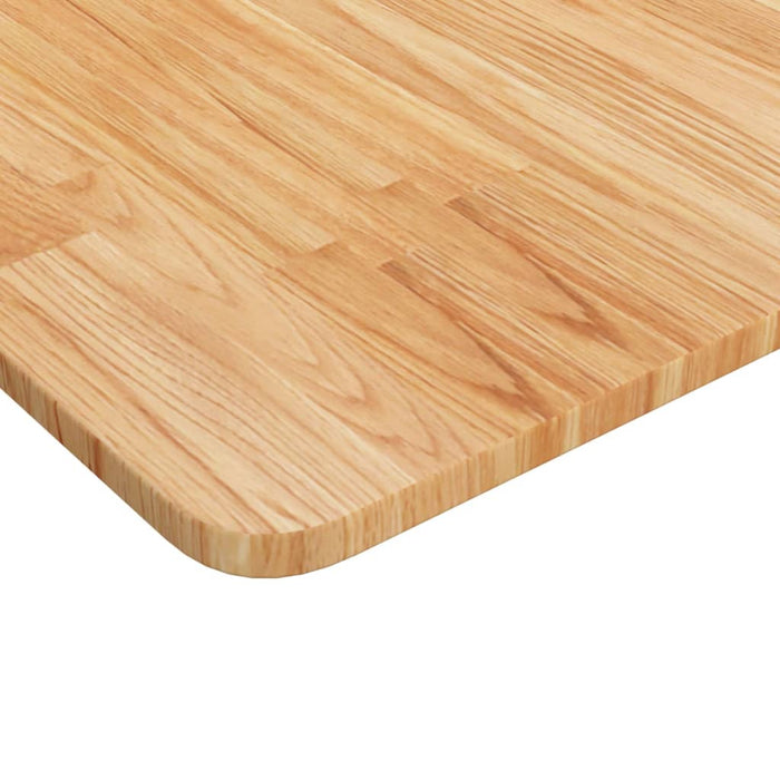 Blat de baie, maro deschis, 80x40x1,5 cm, lemn masiv tratat - WALTI WALTI
