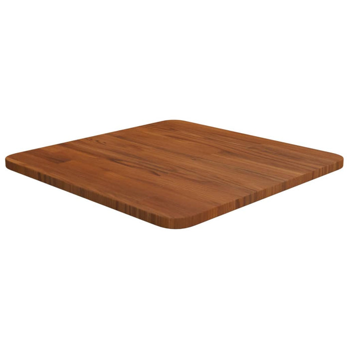 Blat de masă pătrat maro închis 40x40x1,5 cm lemn stejar tratat - WALTI WALTI